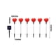 thumbnail image 3 of Decoraciones para San Valentín, adornos para San Valentín, regalos para San Valentín, luces solares LED para San Valentín, elementos de forma clásica para San Valentín, decoración navideña para jardín, 3 of 5