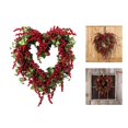thumbnail image 1 of Guirnalda de bayas rojas artificiales Guirnalda de San Valentín Corazón colgante decorativo Guirnalda de la puerta delantera para BLESIY coronas de puertas para el hogar, 1 of 8