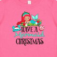 thumbnail image 4 of Inktastic Have a Mermaid Christmas with Crab and Seashell Boys or Girls Baby T-Shirt, 4 of 5