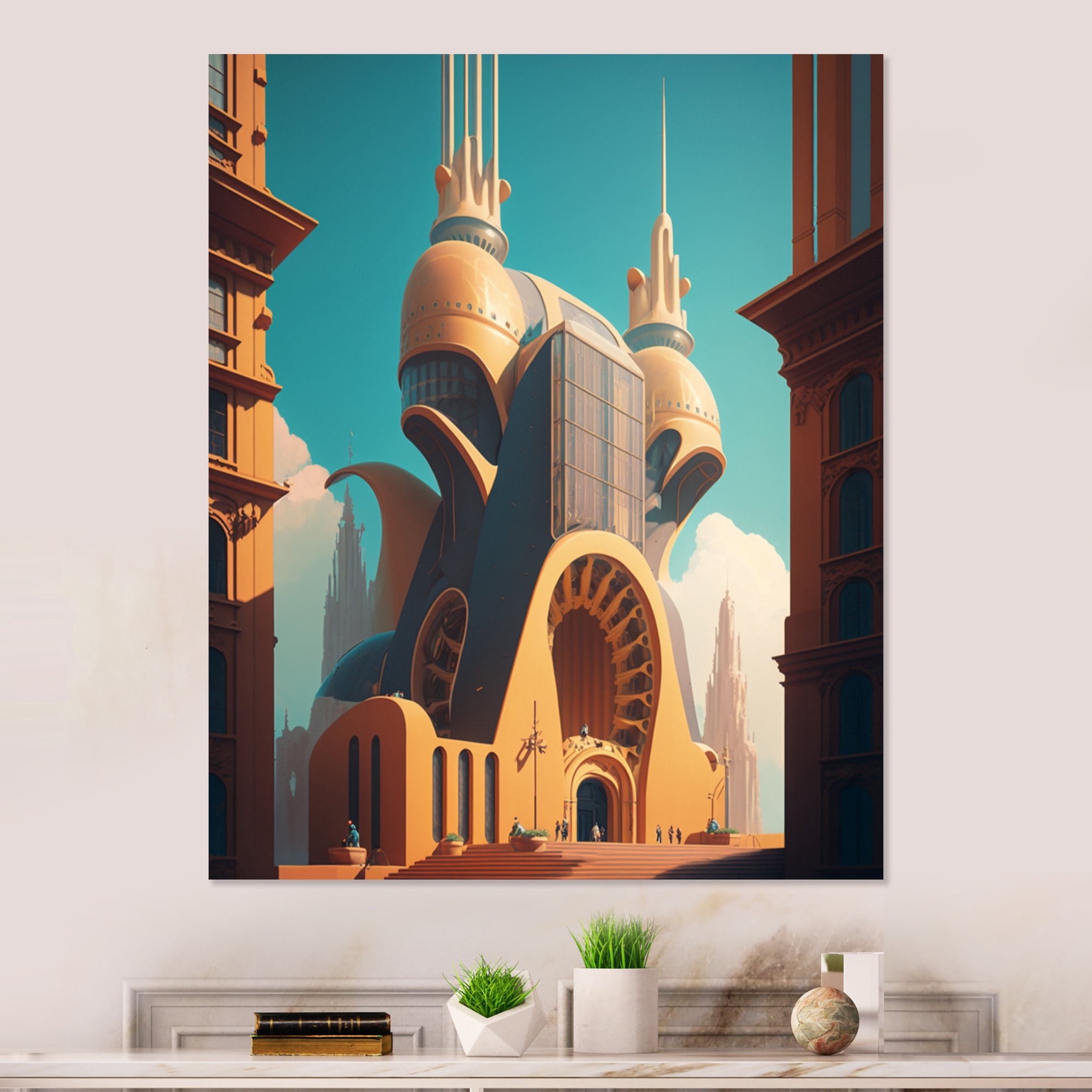 Designart Futuristic Designs III Canvas Wall Art