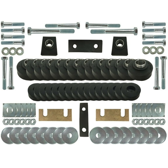 Auto Pro USA Body Mount OE Style Rubber Bushing Hardware Kit Compatible with Bel Air, Tri-Five Hardtop 1955-1957 BM1025KIT