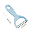 thumbnail image 3 of Multifunctional Fruit & Vegetable Peeler | Apple Peeler & Potato Scraper | Plastic Handle with Stainless Steel Blade | Kitchen Peeling Tool | Easy to Carry & Store | Includes 1 Peeler, 3 of 6