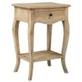thumbnail image 2 of East at Main Daphne Rustic Nightstand, Natural Brown Solid Wood Handcrafted with Storage, 2 of 5