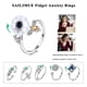 thumbnail image 2 of Anillo de ansiedad Conjunto de anillo dividido ajustable para mujer Anillo giratorio Adecuado para la ansiedad Feliz Sencillez, 2 of 4