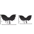 thumbnail image 2 of Bat Wings Black Non-Woven Fabric 1 Pack Adjustable Halloween Costume Accessory for Halloween Themed Party Cosplay Trick or Treat Dress Up Fancy Holiday Birthday Gift, 2 of 3