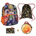thumbnail image 1 of Set de mochila, lonchera, bolsa con cordón, llavero y estuche para lápices Dragon Ball Z Bioworld, 1 of 6