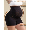 thumbnail image 5 of Athlemo Plus Size Women's Maternity Shorts Over The Belly Pregnancy Yoga Pants Activewear Biker Shorts Casual, 5 of 7