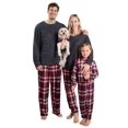 thumbnail image 4 of Muk Luks Soft Knit Matching Family Pajama Set , Black/Red Check, P/L, 4 of 4