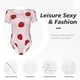 thumbnail image 4 of Balery Strawberry Body de cuello redondo de manga corta para mujer Tops de manga corta Tops básicos-Small, 4 of 7