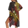 thumbnail image 5 of HELLHERO Plumeria Cover Ups for Swimwear Women High Quality Fabrics Lightweight Free Size Bathing Suit Cover Up for Womens, 5 of 6