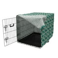 thumbnail image 3 of Summer Dog Crate Cover, Beach View Women Sunbathing and Relaxing Modern Feminist Illustration, Easy to Use Pet Kennel Cover Small Dogs Puppies Kittens, 7 Sizes, Forest Green Multicolor, by Ambesonne, 3 of 6