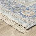 thumbnail image 2 of Oriental Weavers Malabar Hand-made Area Rug - 45301 - 10' x 13' - in Blue/ Red - Vintage Inspired, Hand-Made Rugs, Family, Dining, Living Room Rug, 2 of 7