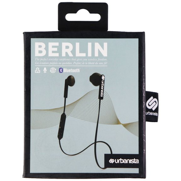 Urbanista Berlin Wireless Bluetooth Magnetic Earphones - Black
