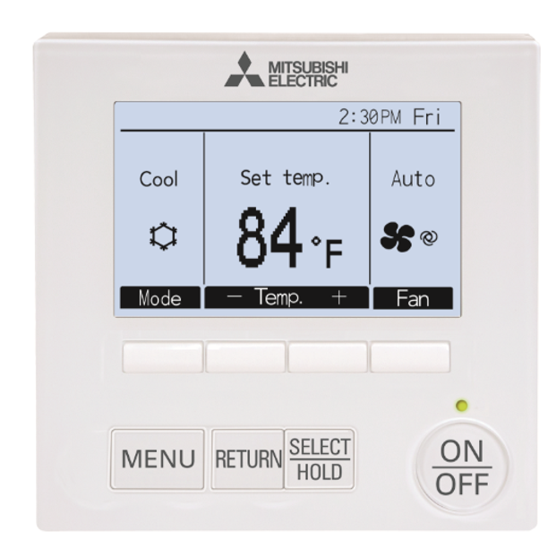 Mitsubishi PAR40MAAU Deluxe MA Programmable Wired Remote Controller