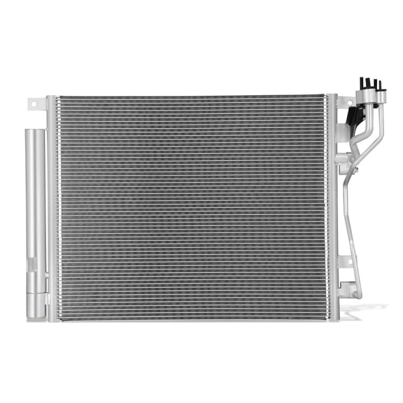 DNA Motoring Aluminum AC Condenser 4740 for 2015-2019 Hyundai Sonata Turbo