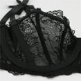 thumbnail image 6 of Varsbaby Sexy Unlined Balconette Demi-Cup Underwire Lace Bra, 6 of 7