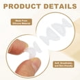 thumbnail image 3 of Uxcell Eyeglass Nose Pads, Soft Silicone Adhesive Anti-Slip Heighten Air Chamber Glasses Grips 0.14" & 24 Pairs & Silicone & Clear-Fitting for Eyeglasses/Sunglasses, 3 of 7