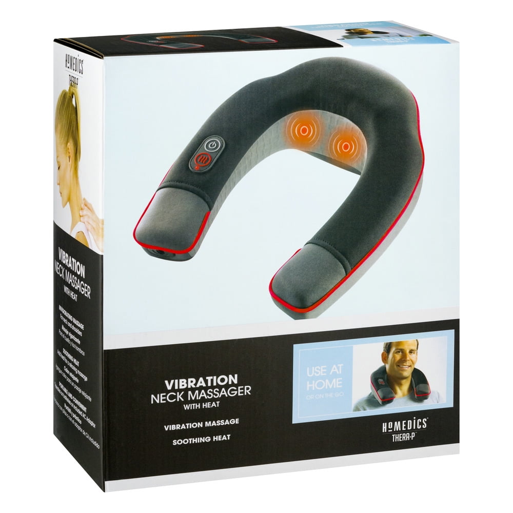 HoMedics Comfort Pro Vibration Neck Massager with Heat Gray NMSQ-215 - Best  Buy