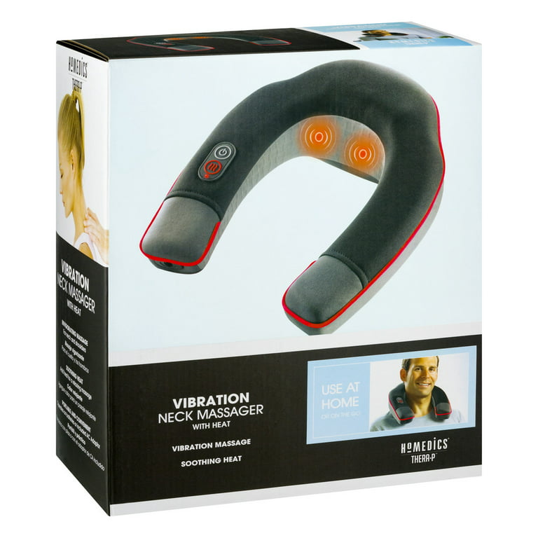 HoMedics Neck Massager With Soothing Heat Melt Away Tension 2 Speeds NEW