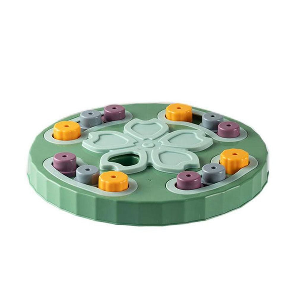 Slow Feeder Dog Bowls Dog Puzzle Toys Adjustable Height Interactive Dog Toys  IQ Training Feeding Tray for Cat Small Medium Large Dogs Puppy Green 
