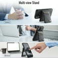 thumbnail image 2 of Allytechgroup 2 In 1 Wallet Case for iPhone 16, PU Leather Magnetic Case with Detachable Cards Holder Support Wireless Charging Full Body Protector Cover for iPhone 16, Black, 2 of 11