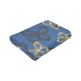 thumbnail image 6 of Kll Fleece Blanket Plush Throw Blanket Golden Glitter Butterflies,Soft Fuzzy Cozy Flannel Blanket For Couch Sofa Bed.(80"X60"), 6 of 9