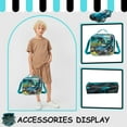 thumbnail image 3 of Kids Rolling Backpack Boys with Wheels Wheeled School Bags with Lunch Box Pencil Case for Elementary Student Backpacks Ages 8-10, 3 of 6