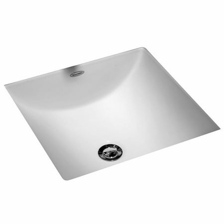 American Standard Studio Carre Undercounter Sink with Mounting Kit in White