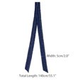 thumbnail image 3 of INSPIRE CHIC Women Lace Scarves Solid Skinny Long Ribbon Hair Band Neck Scarf Neckerchief Dark Blue 140x5cm/55.1x2.0 inches(LxW), 3 of 7