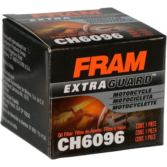 FRAM Motorcycle/ATV Oil Filter, CH6096 for Select Honda and Polaris Models