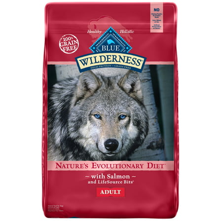 Blue Buffalo Wilderness Salmon High Protein Grain Free Natural Adult Dry Dog Food,