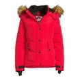 thumbnail image 4 of Canada Weather Gear Women's Classic Puffer Jacket with Faux Fur Trim Hood, 4 of 7