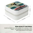 thumbnail image 2 of Autua Dog with Sunglasses and Surfboard Jewelry Storage Artifacts Mini Travel Case, Necklace Ring Earring Organizer, Compact Size White, 2 of 5
