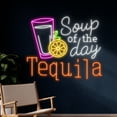 thumbnail image 2 of Handmadetneonsign Custom Soup Of The Day Tequila Neon Sign, Tequila LED Sign, Drink Neon Light, 2 of 5