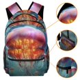 thumbnail image 3 of Lightweight Backpack Colorful Jellyfish School Bag Travel Laptop Daypack for Men Women Casual Rucksack, 3 of 6