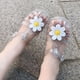 thumbnail image 1 of 2023-beach Summer Crystal Gladiator SandalsFlower Clear34, 1 of 3