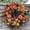 15.75 Inch, variant on KOMI Fall Peony and Pumpkin Wreath, Autumn Year Round Wreaths for Front Door, Artificial Fall Wreath, Halloween Wreath, Fall Wreaths for Front Door, Autumn Wreath Thanksgiving Wreath (17.7 Inch)