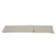 thumbnail image 3 of Noah Outdoor Chaise Lounge Cushion in Beige – Weather Resistant, 75 Inch Long with Secure Ties for Patio, Poolside or Garden Recliners, 3 of 9