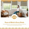 thumbnail image 4 of Cordless Bamboo Blinds - Flatstick Bamboo Roman Shades for Interior Windows - Roll Up Woven Shades with Valance - Inside & Outside Mount Roman Window Shades - Driftwood - 31" W x 64" L, 4 of 4