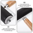 thumbnail image 2 of Rubber Roller Brayer Printmaking Craft Projects Ink and Stamping Tools (Black), 2 of 6