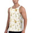 thumbnail image 2 of KLL Gold Christmas Tree Print Men's Muscle Gym Workout Stringer Tank Tops Bodybuilding Fitness T-Shirts Tank Tops Men-4X-Large, 2 of 7