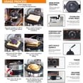 thumbnail image 6 of Ice Cream Burger Maker, UFO Burger Maker, Ice Cream Filling Waffle Maker, Hamburger Waffle Maker Sandwich Press, Non-stick Coating, for Household Or Commercial, 6 of 13