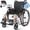 Black, variant on VOCIC Ultra Lightweight Wheelchair for Adults, Swing-Away Footrests, Aluminum Frame, 300 lbs Capacity, Purple
