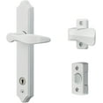 thumbnail image 1 of Door Lever with Deadbolt Lock for Out-Swinging Doors Matte, 1 of 5