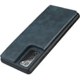 thumbnail image 6 of Galaxy Note 20 Wallet Case with Card Holder, Luxury PU Leather Kickstand Card Slots,Double Magnetic Clasp and Flip Wrist Strap Multi-Function Case for Samsung Galaxy Note 20 6.7",Blue, 6 of 13
