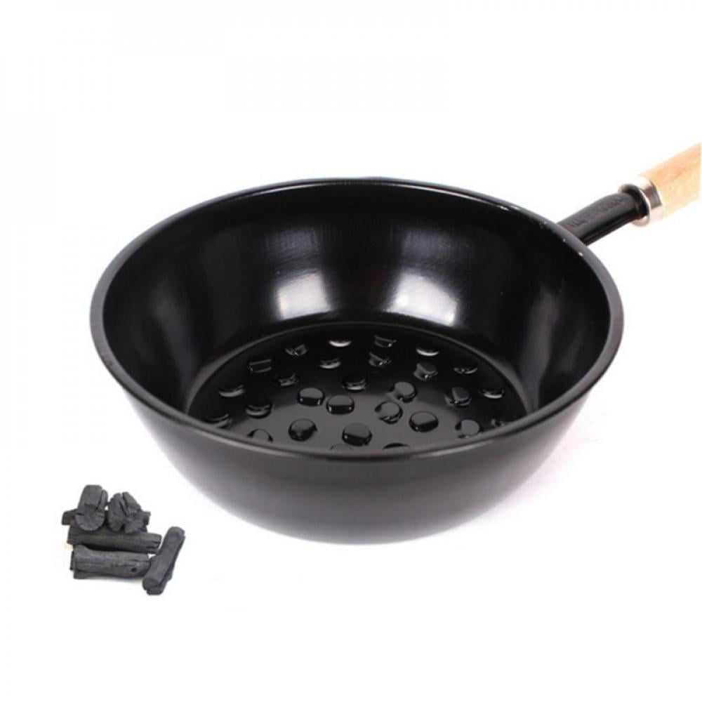 Promotion!Chimney Charcoal Starter Pot Barbeque Safe Wood Handle BBQ