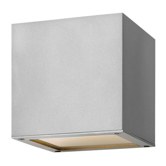 Hinkley Lighting - Kube - 15W LED Small Outdoor Up/Down Light Wall Lantern in