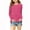 Hot Pink, variant on HAOTAGS Toddler Girls Autumn Blouses, Lightweight Crew Neck Casual Pullover Long - Sleeve Tops Hot Pink 4-5Years