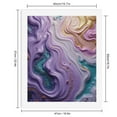 thumbnail image 2 of Paint By Numbers Kit for Adults Beginner - Purple Swirl Abstract Texture DIY Canvas Painting Kits for Adults, Frameless Paint By Number for Adults for Home Wall Decor 16x20 Inch, 2 of 7