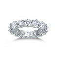 thumbnail image 4 of CKT Luxury S925 Sterling Silver Diamond Ring Plated with 18K White Gold Women's 7 Carat Moissanite Engagement Ring Fine Jewelry, 4 of 10